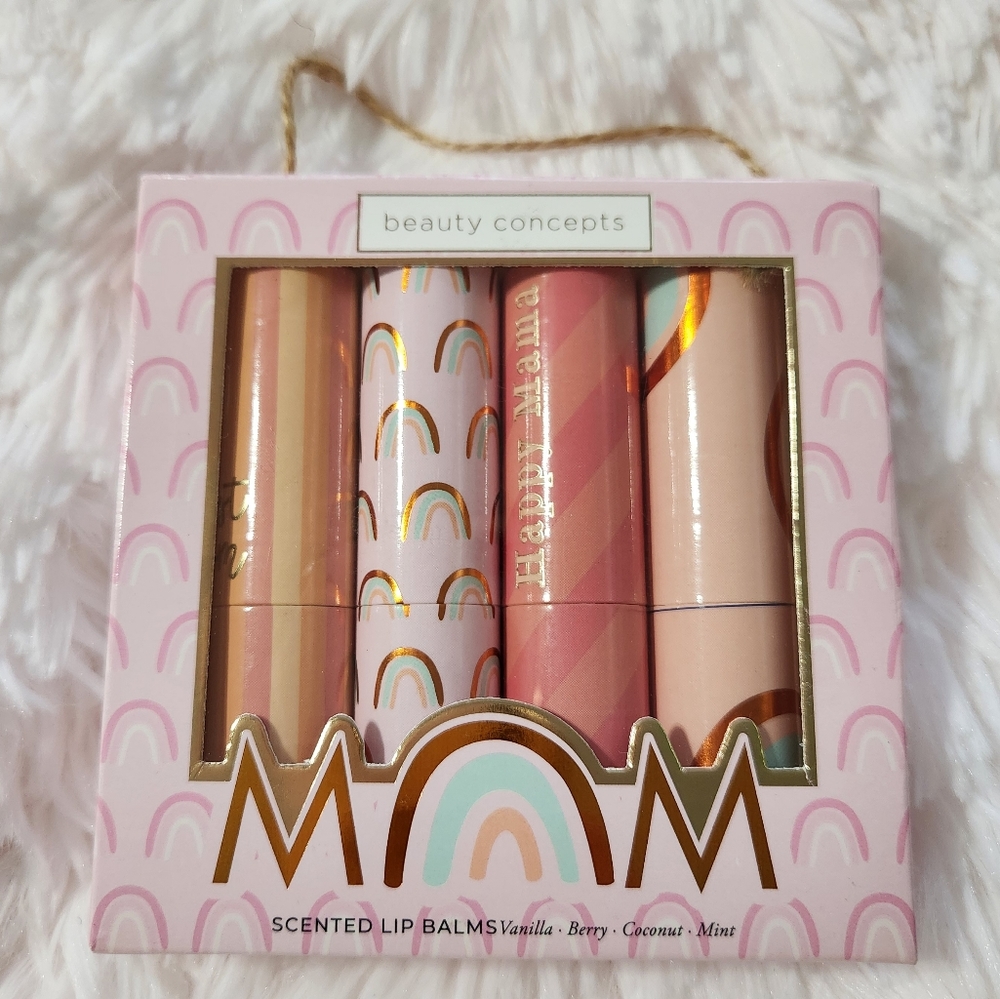 Beauty Concepts "Mom" 4 Pack Lip Balm